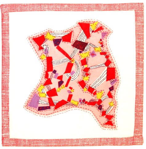 Cotton, polyester, cotton thread